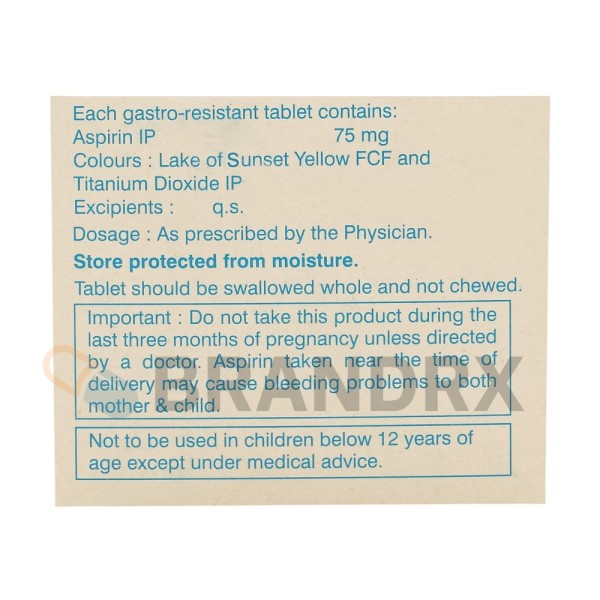 Ecosprin 75 mg USV Private Ltd.