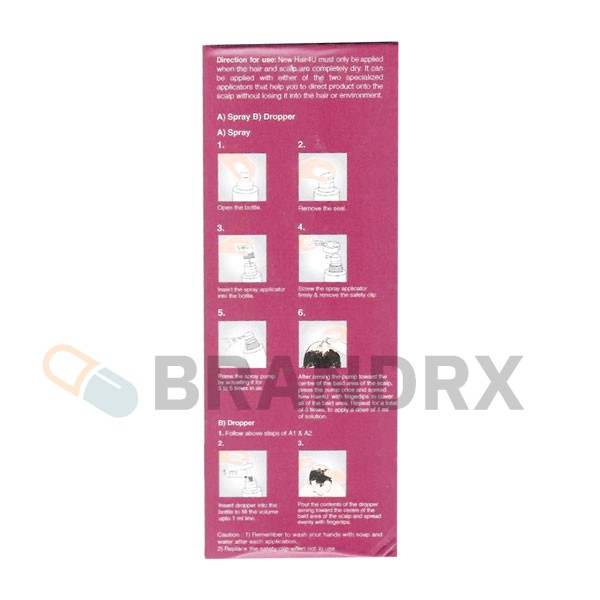 Hair4U Spray and Solution 2% Glenmark Pharmaceuticals Ltd.