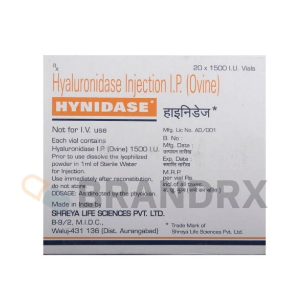 Hynidase Injection 1500 IU Shree Venkatesh